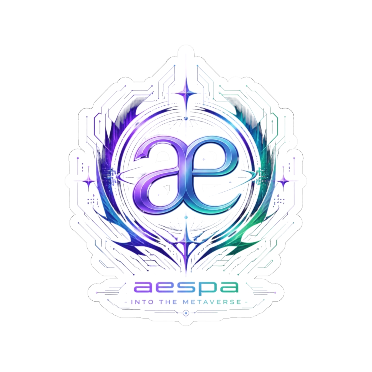 aespa "aespa - Into the Metaverse" Sticker - Official Stickers merchandise