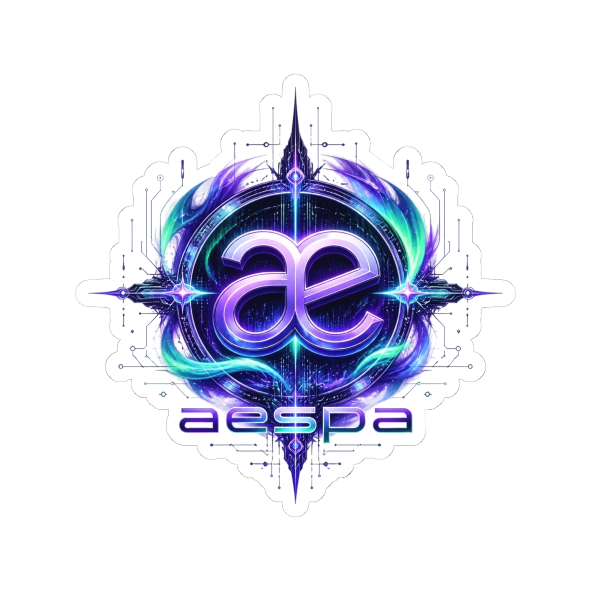 aespa "aespa" Sticker - Official Stickers merchandise