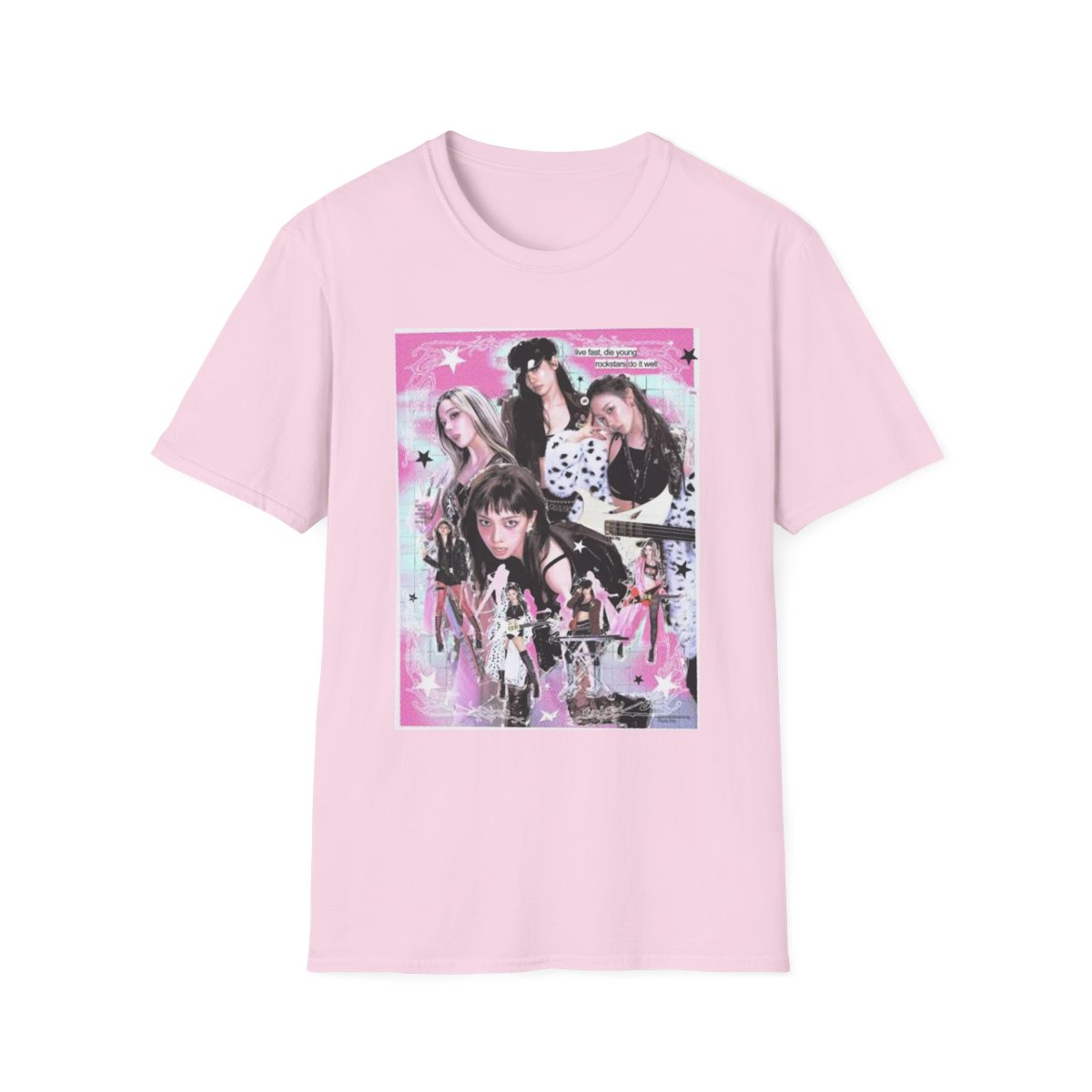 Aespa Pink Design T Shirt - alternate angle 2, merchandise