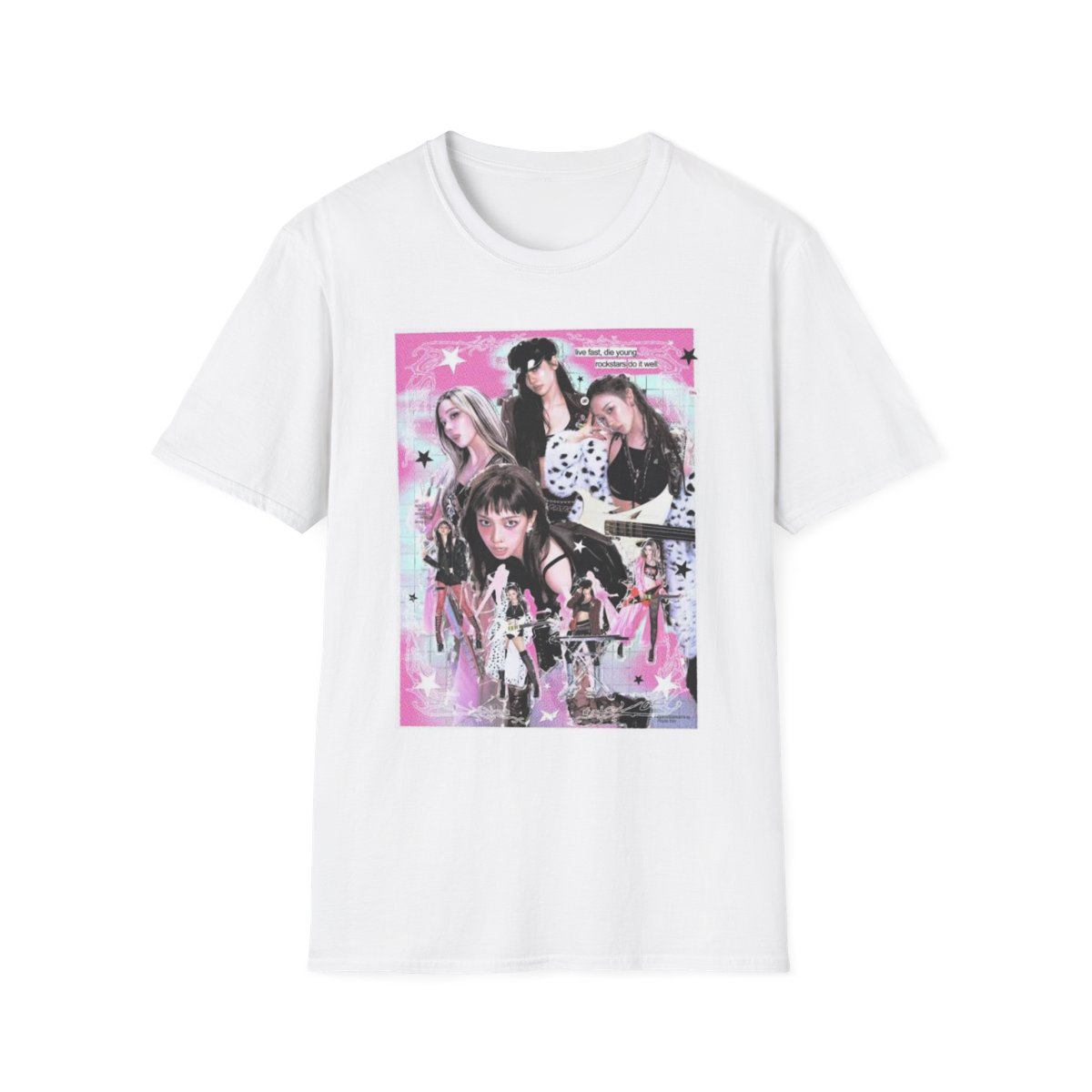 Aespa Pink Design T Shirt — official aespa T-Shirts
