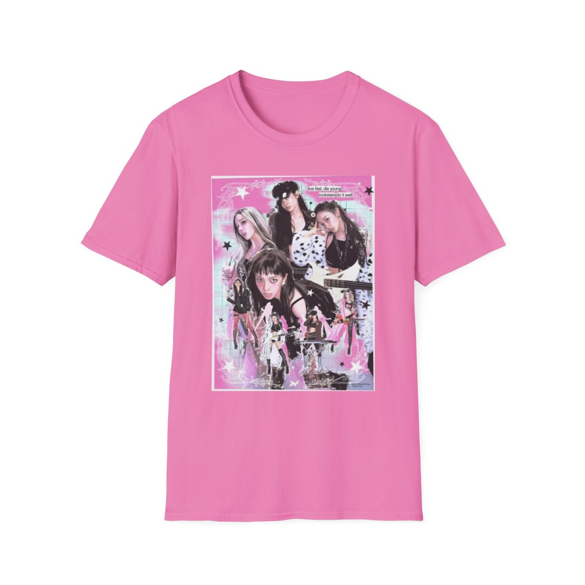 Aespa Pink Design T Shirt - alternate angle 3, merchandise