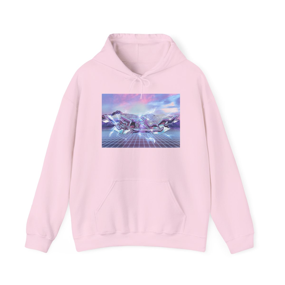 Aespa Galatic Chrome Hoodie - alternate angle 2, merchandise